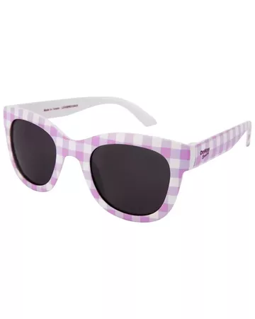 Purple Gingham Sunglasses | oshkosh.com