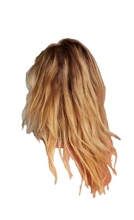 blonde layered hair