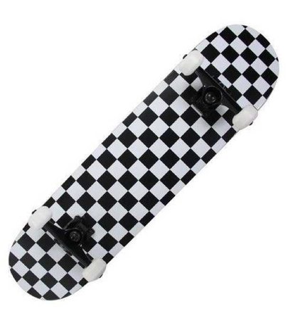 checkered skateboard png