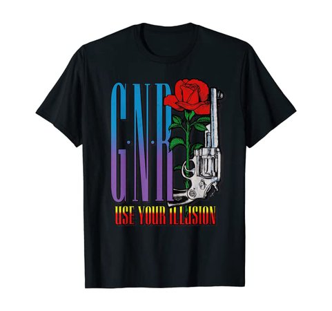 Amazon.com: Guns N' Roses Official Use Your Illusion Pistol T-Shirt T-Shirt: Clothing
