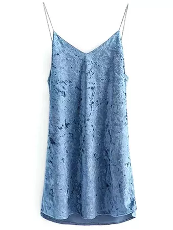 light blue velvet slip dress - Google Search
