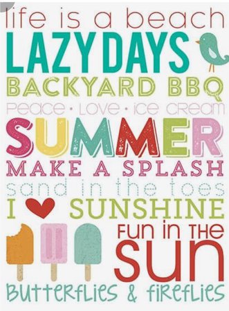 lazy day summer BBQ sign