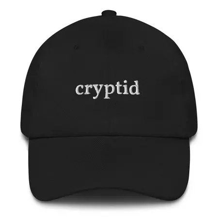 Chapeau de papa brodé cryptide Chapeau cryptide Mothman - Etsy France