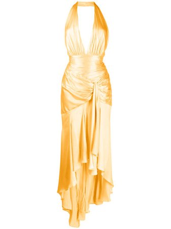 Alexandre Vauthier Silk draped long gown [edited]
