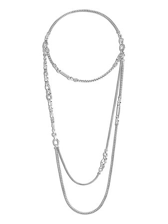 John Hardy Silver Classic Chain Necklace - Farfetch