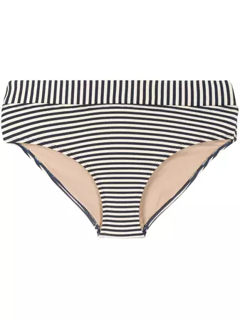 Marlies Dekkers Striped fold-down Style Bikini Bottoms - Farfetch