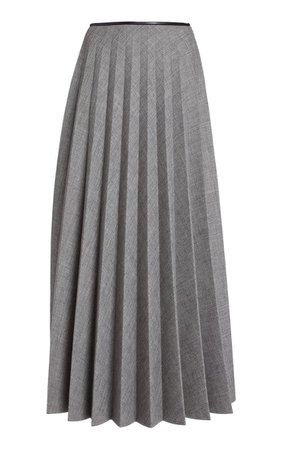 Pleated Cotton-Blend Midi Skirt By Peter Do | Moda Operandi