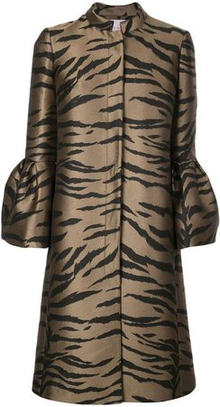 tiger pattern tailored coat