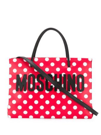 Moschino polka dot tote bag $675 - Buy Online - Mobile Friendly, Fast Delivery, Price