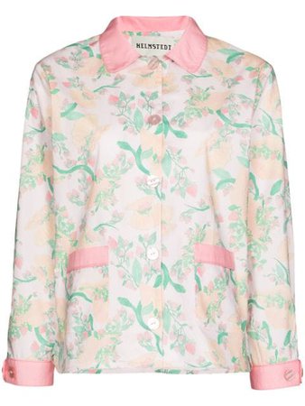 Helmstedt Floral Print Pajama Shirt - Farfetch