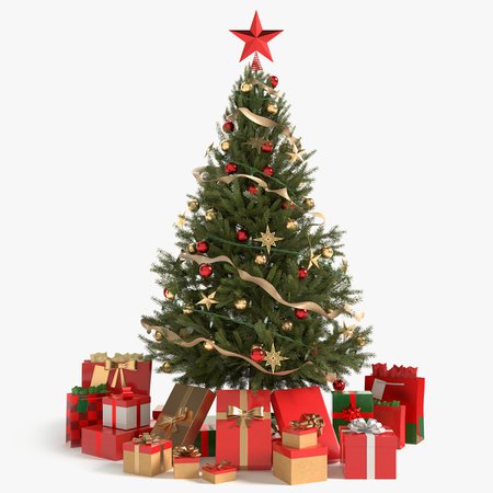 3D christmas tree model - TurboSquid 1334828
