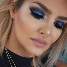 full face quinceanera makeup blue - Google Search
