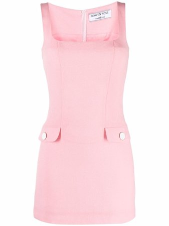 Shop Rowen Rose fitted mini dress with Express Delivery - FARFETCH