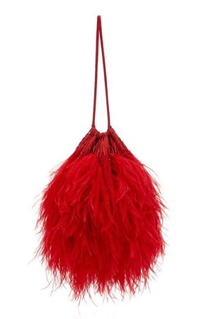 red feather bag