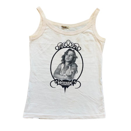 White Hysteric Glamour Tank Top