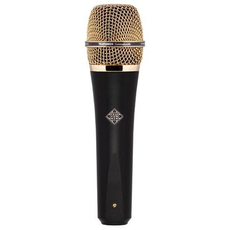 Telefunken M80 Handheld Supercardioid Dynamic Vocal Microphone, Black & Gold M80 BLACK W/ GOLD