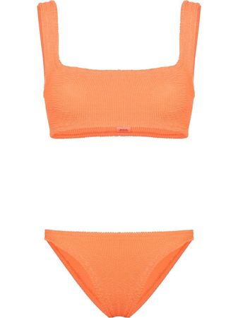 Hunza G Xandra crinkled-effect Cropped Bikini - Farfetch