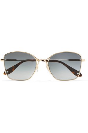 Givenchy | Square-frame gold-tone sunglasses | NET-A-PORTER.COM