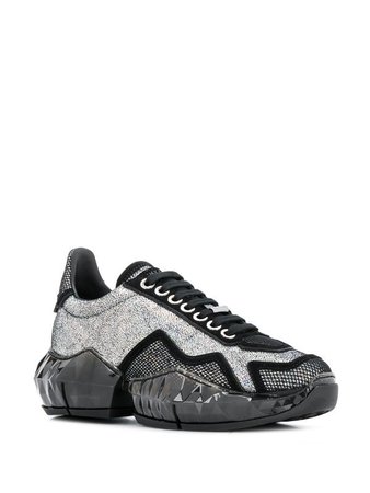 Jimmy Choo Diamond low-top sneakers $975 - Shop AW19 Online - Fast Delivery, Price