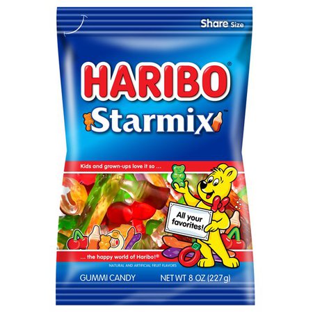 Haribo Starmix Gummi Candies, 8 Oz. - Walmart.com