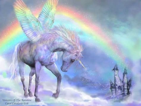 unicorns | Fantasy Series: Unicorn Of The Rainbow Digital Art Painting | unicorns in 2019 | Unicorn art, Unicorn, Unicorn fantasy