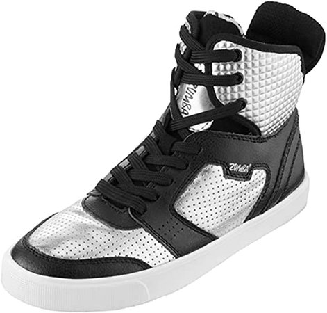 Amazon.com | Zumba Energy Boom High Top Athletic Shoes Dance Gym Workout Sneakers for Women, Multi, 5 | Fitness & Cross-Training