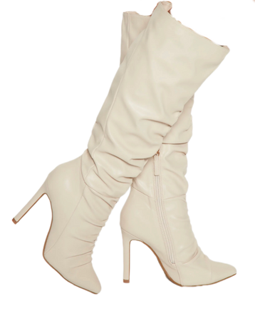 fashion nova cream boots
