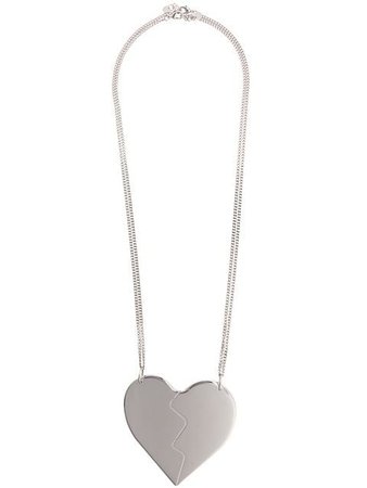 Mm6 Maison Margiela heartbreak double necklace $321 - Buy Online SS19 - Quick Shipping, Price