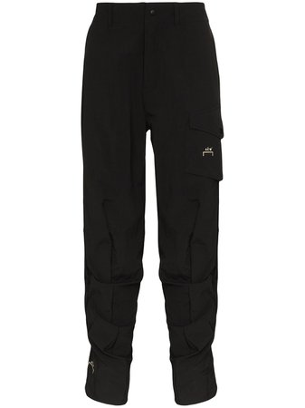 A-Cold-Wall* Ruched-Effect Cargo Trousers MB006WHLBL Black | Farfetch