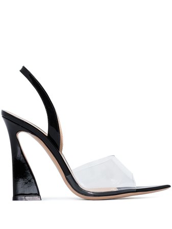 Shop Gianvito Rossi Aillen 105mm slingback sandals with Express Delivery - FARFETCH