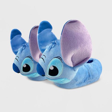 Kids' Disney Stitch Slide Slippers - Blue - Disney Store : Target