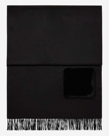 Fur Lined Leather Gloves Black | N.Peal, London