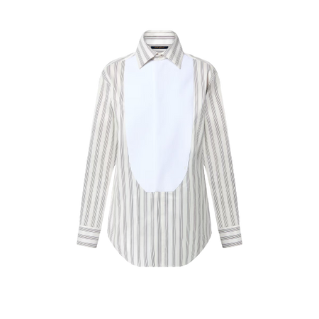 Louis Vuitton - Striped Bib Shirt
