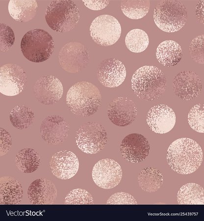 Rose gold abstract background with circles texture
