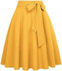 yellow fit and flare skirt Amazon - Google Search