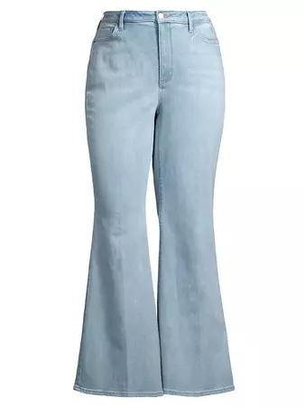 Shop NYDJ, Plus Size Mia Wide-Leg Jeans | Saks Fifth Avenue