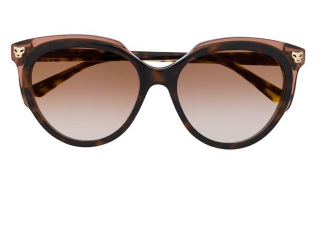 Cartier Panthere cat eye sunglasses