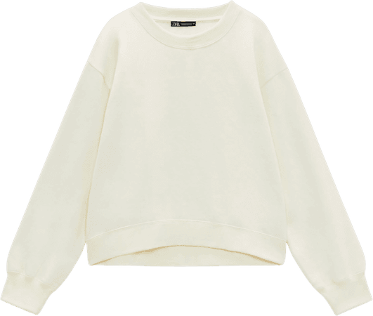 cream sweatshirt