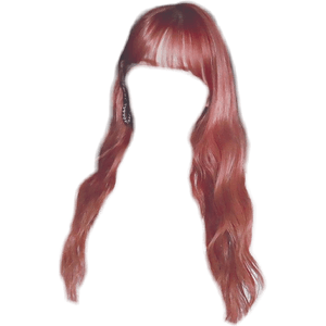 Red Hair Bangs PNG