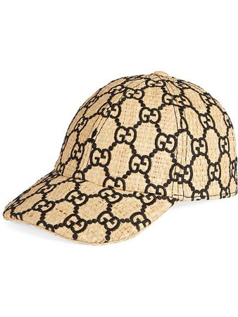 Gucci GG Baseball Hat With Snakeskin - Farfetch