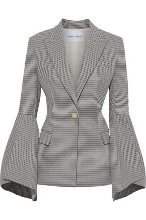 Fluted houndstooth jacquard blazer | PRABAL GURUNG | Sale up to 70% off | THE OUTNET