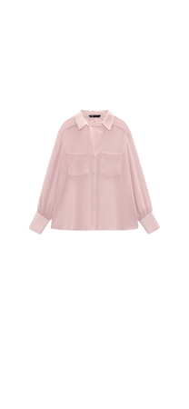 pink sheet blouse
