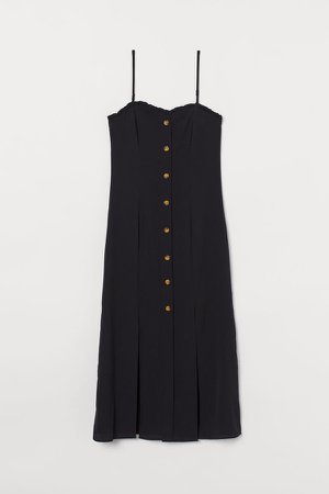 Calf-length Dress - Black