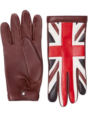Burberry multi-panel polished-finish Gloves - Farfetch