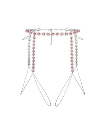 Calista Suspender in Pink/Silver | By Agent Provocateur New In