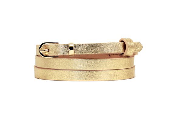 gold leather belt - Google Search