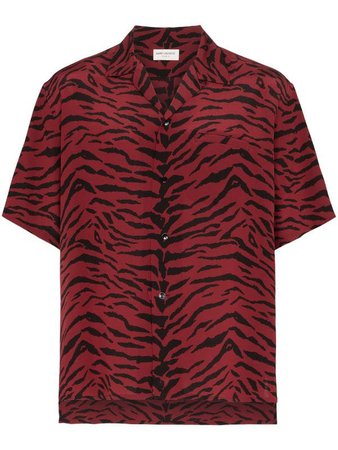 Saint Laurent animal print shirt $1,190 - Buy Online - Mobile Friendly, Fast Delivery, Price