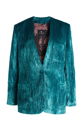 Berta Velvet Jacket By Etro | Moda Operandi