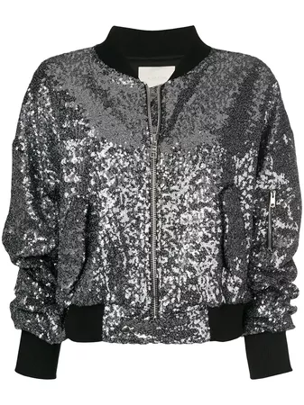 969£ Amen Sequined Bomber Jacket - Buy Online - Phenomenal Luxury Brands, Fast Global Delivery