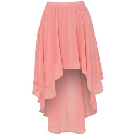 Pink High Low Skirt 1